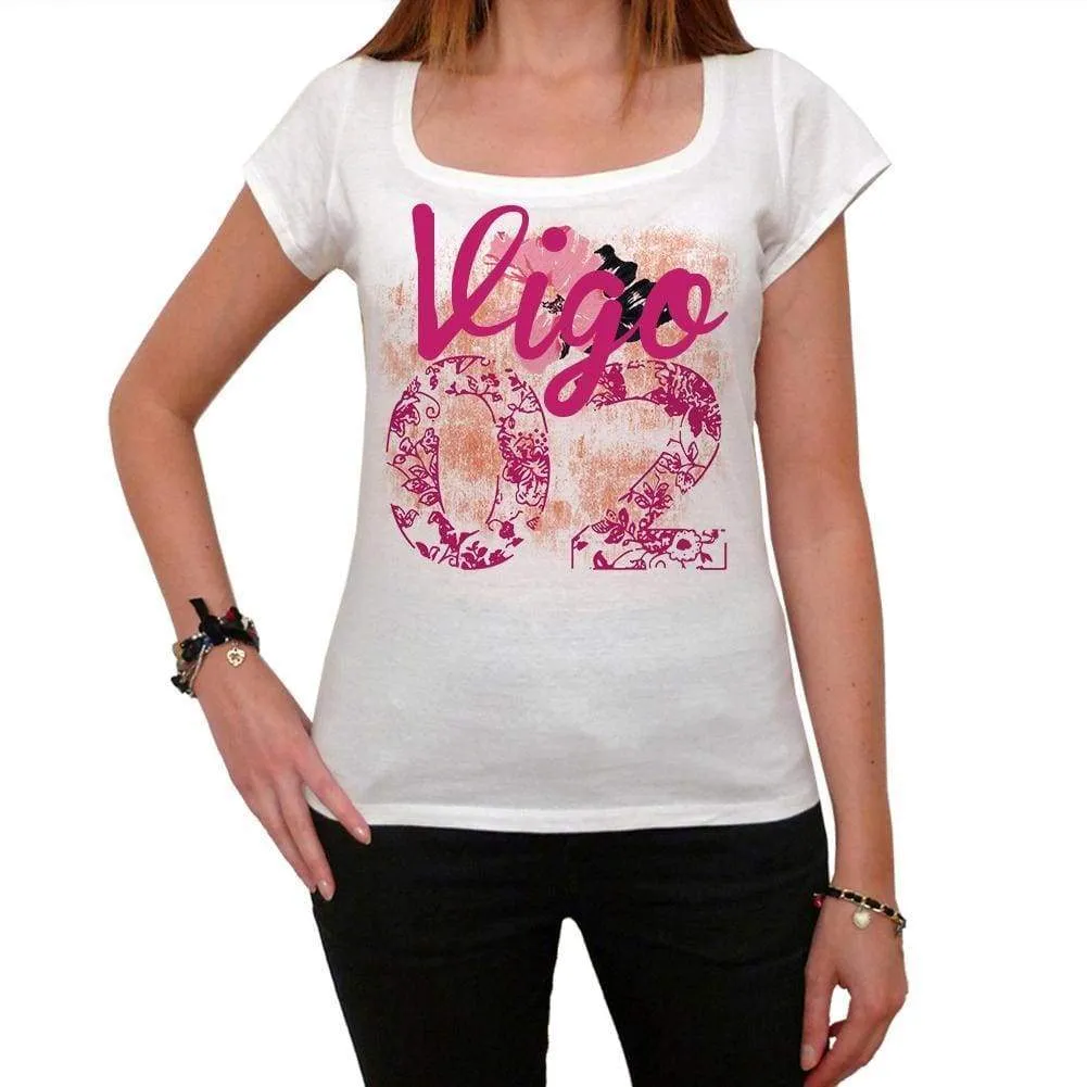 02, Vigo, Women's Short Sleeve Round Neck T-shirt 00008