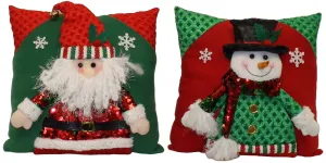 14" Festive Christmas Throw Pillow