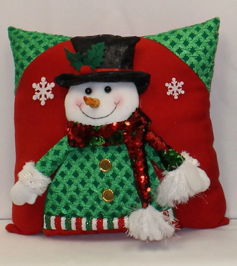 14" Festive Christmas Throw Pillow