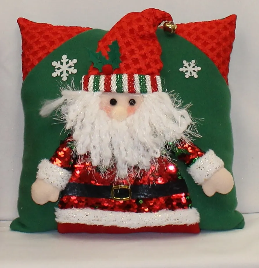 14" Festive Christmas Throw Pillow