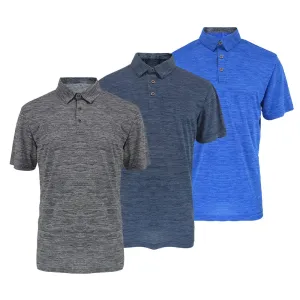 3 Pack Men's Performance Polo Shirt