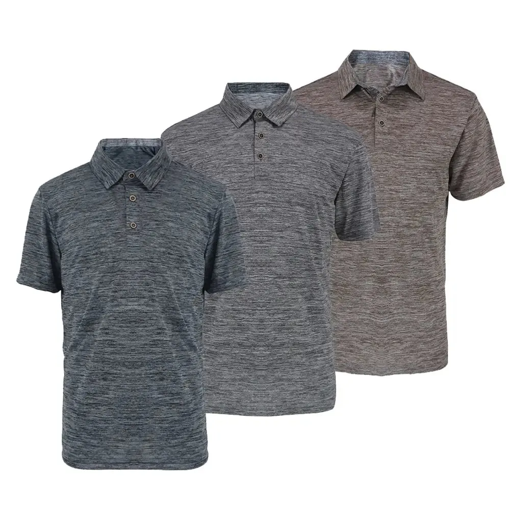 3 Pack Men's Performance Polo Shirt