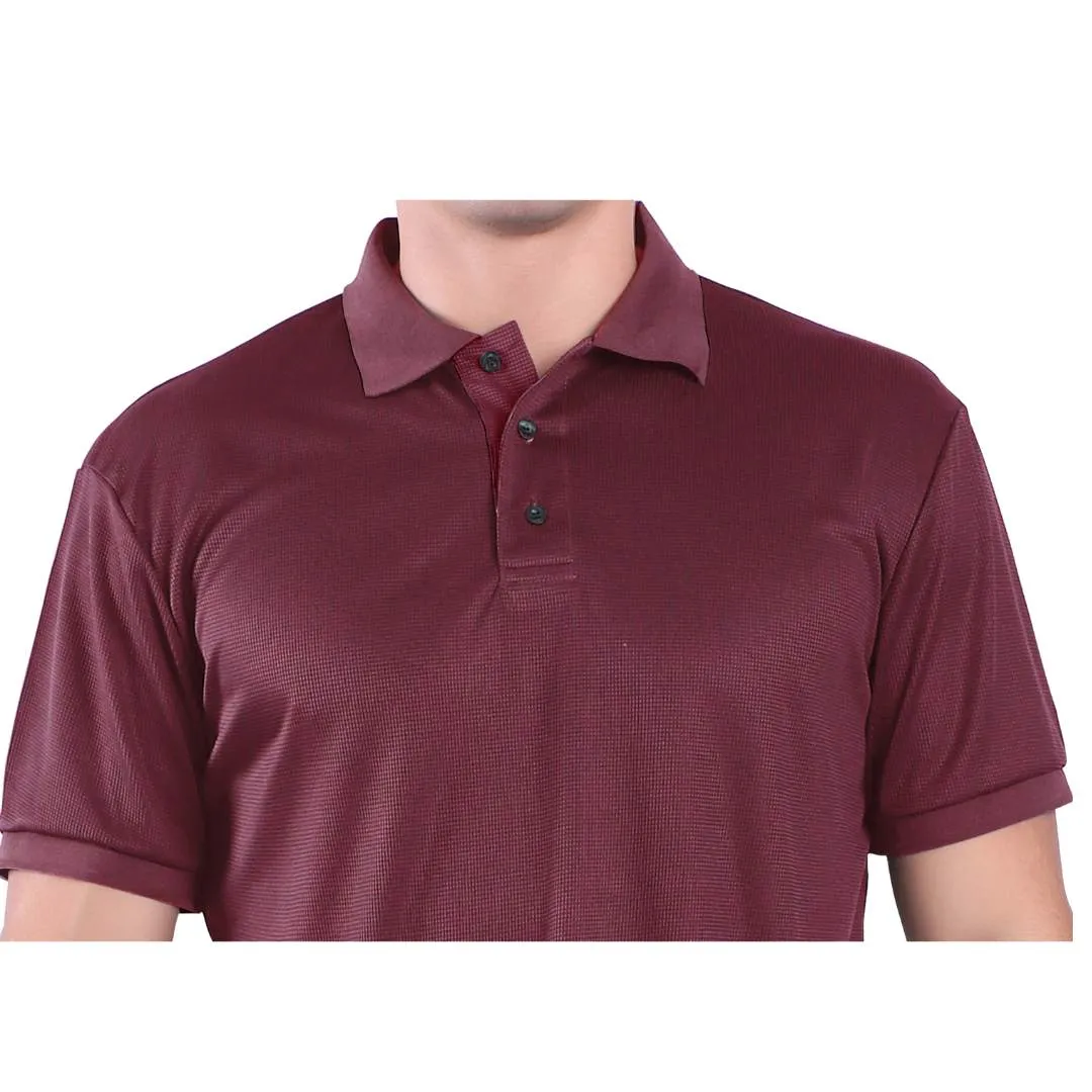 3 Pack Men's Waffle Series Polo Shirt