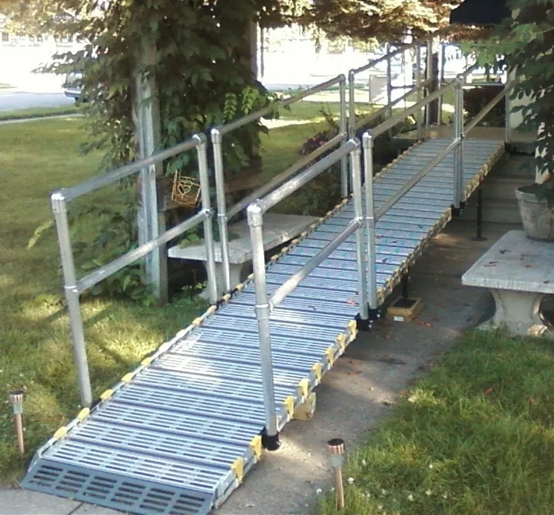 30" Wide Modular Ramp System without Handrails