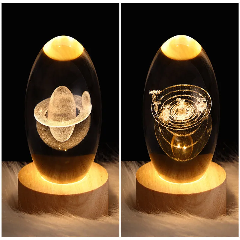 3D Galaxy LED Night Light