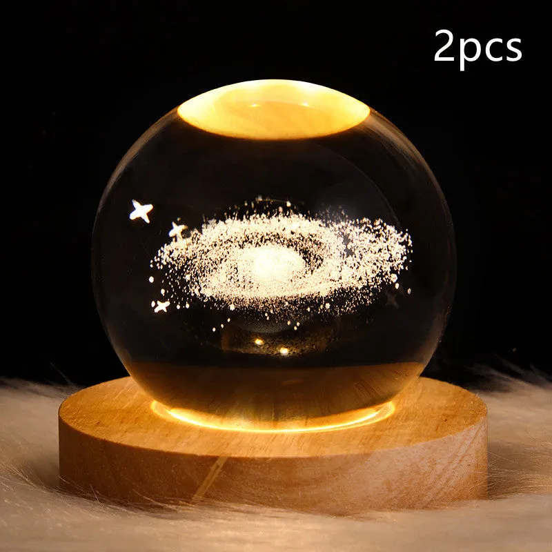 3D Galaxy LED Night Light