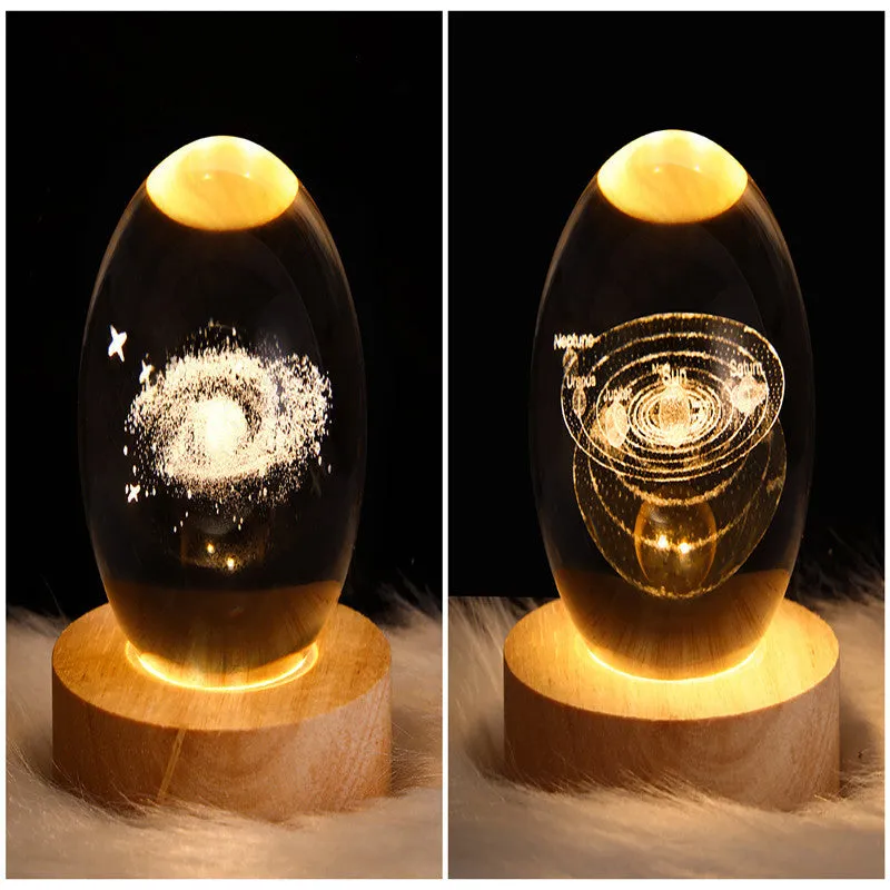 3D Galaxy LED Night Light