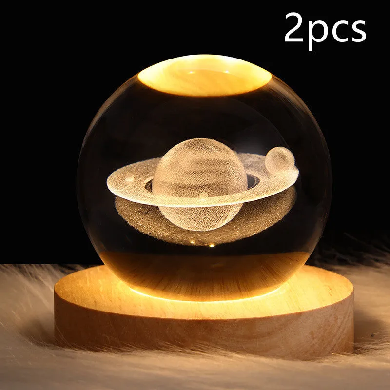 3D Galaxy LED Night Light