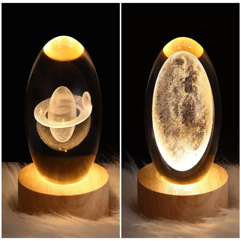 3D Galaxy LED Night Light