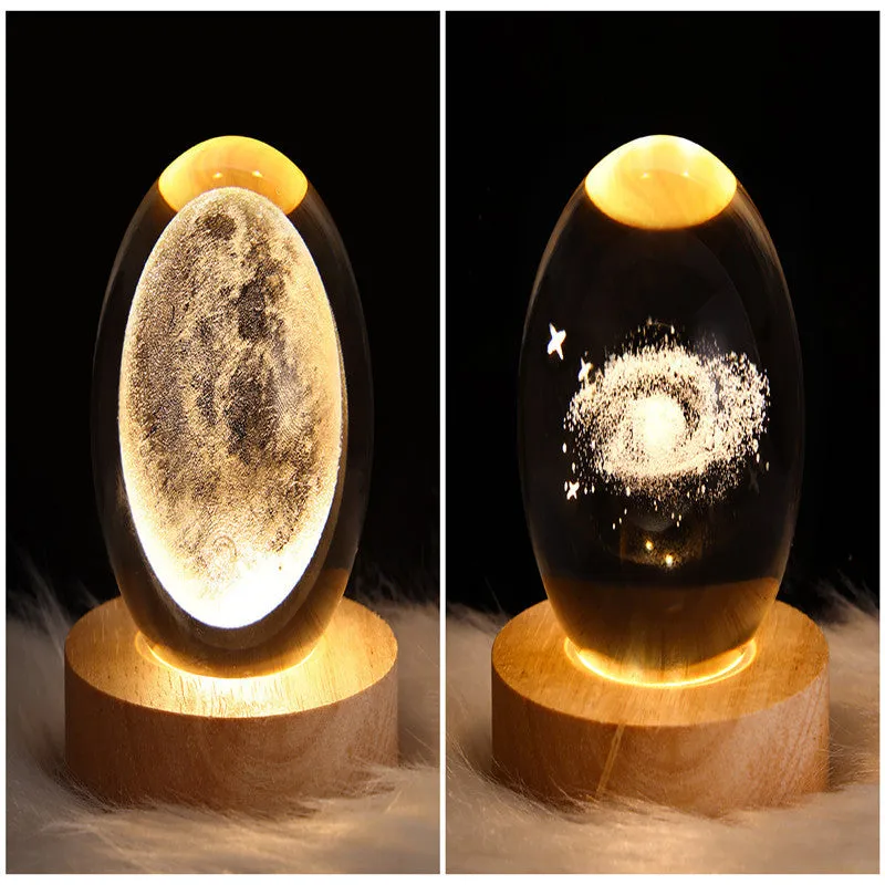 3D Galaxy LED Night Light