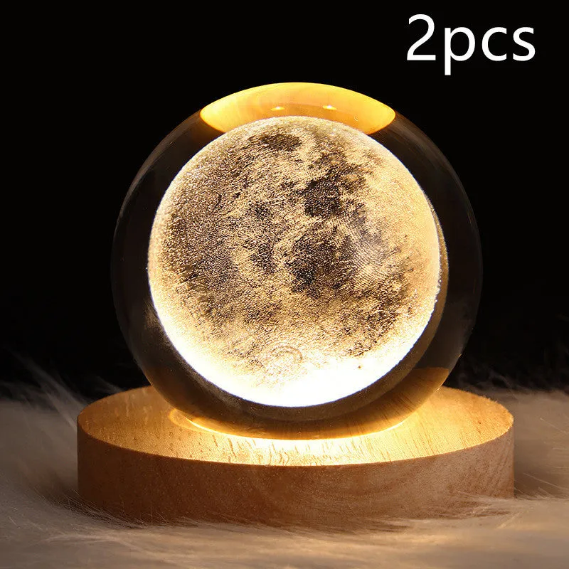 3D Galaxy LED Night Light