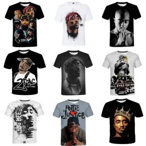 3D Printed Shirt For Men Hip Hop T-shirt 3D Digital Printing tshirt All Over Print Tees Graphic Custom T shirt