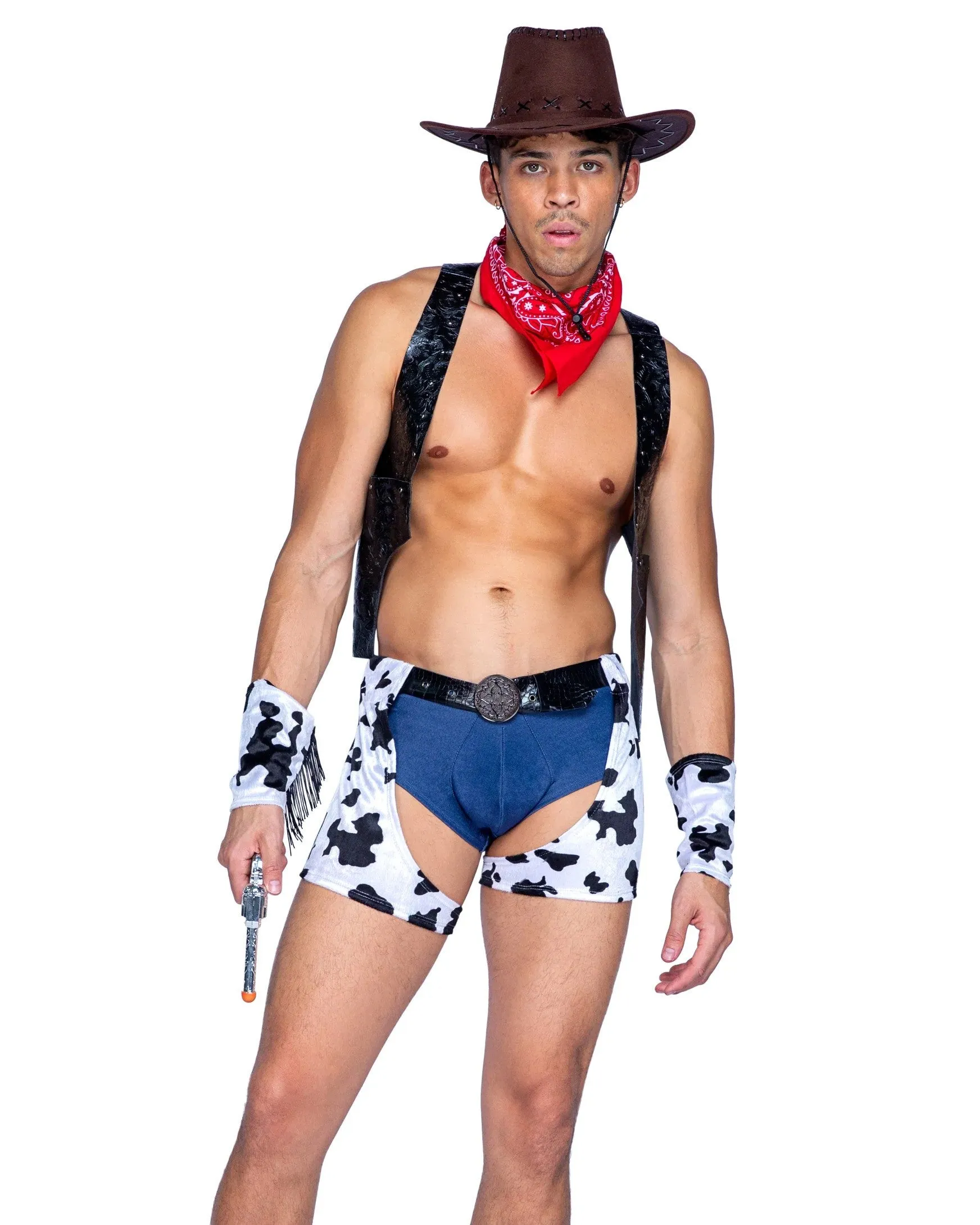 5pc Rawhide Cowboy Costume