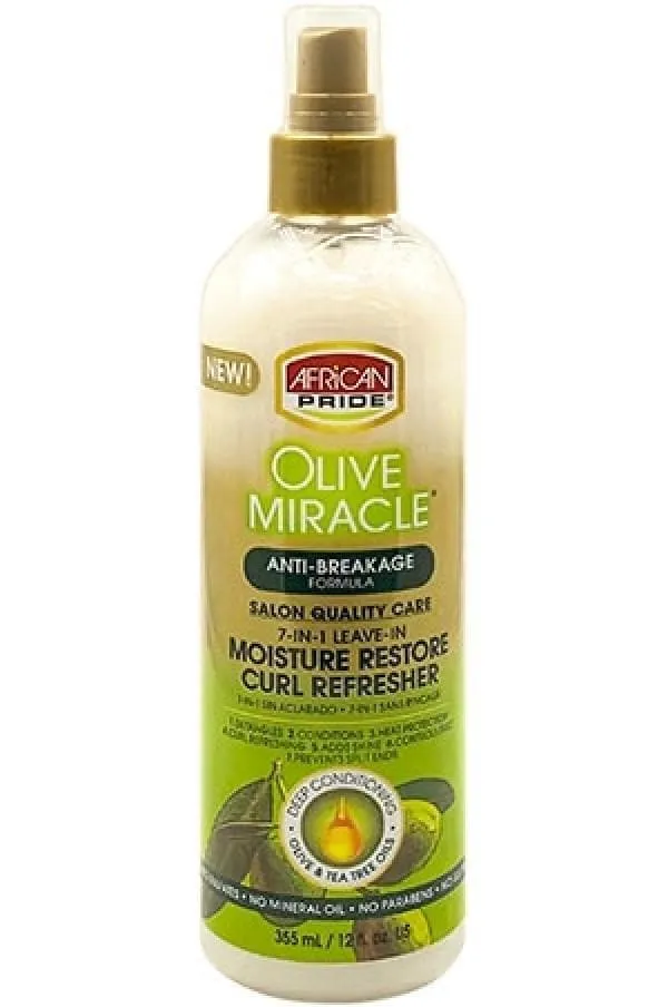 African Pride 7-in-1 Leave-In Moisture Restore Curl Refresher