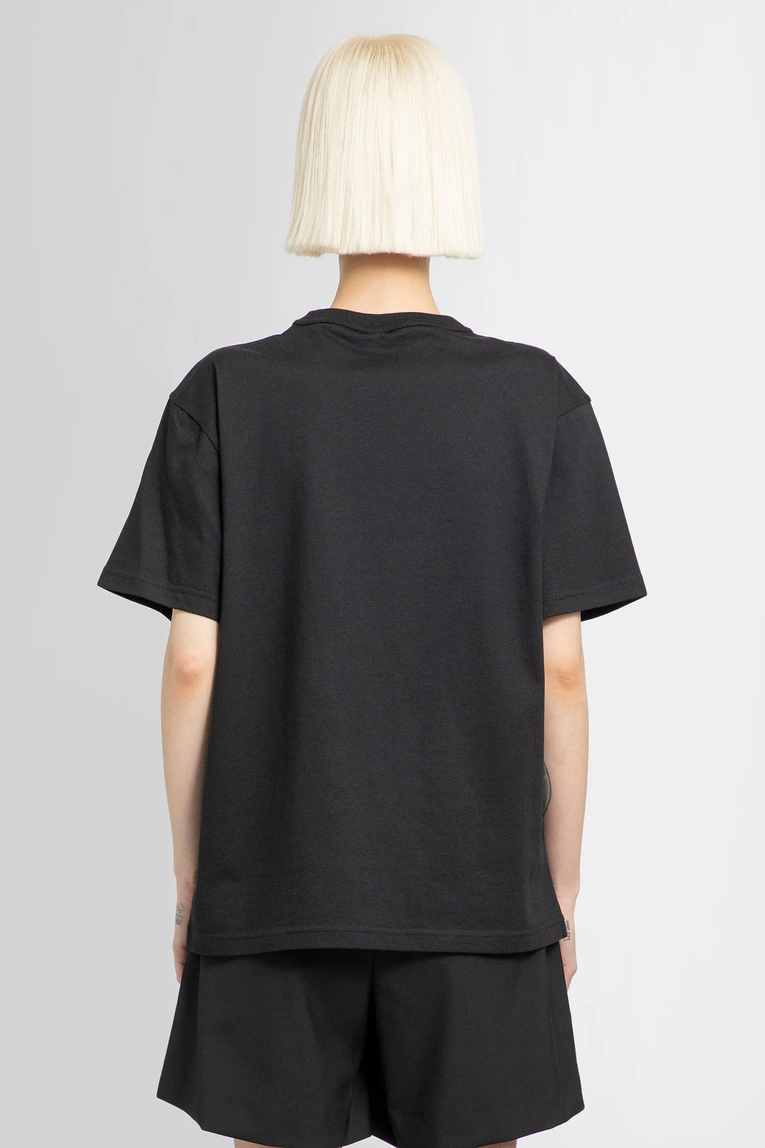 ALEXANDER WANG WOMAN BLACK T-SHIRTS & TANK TOPS