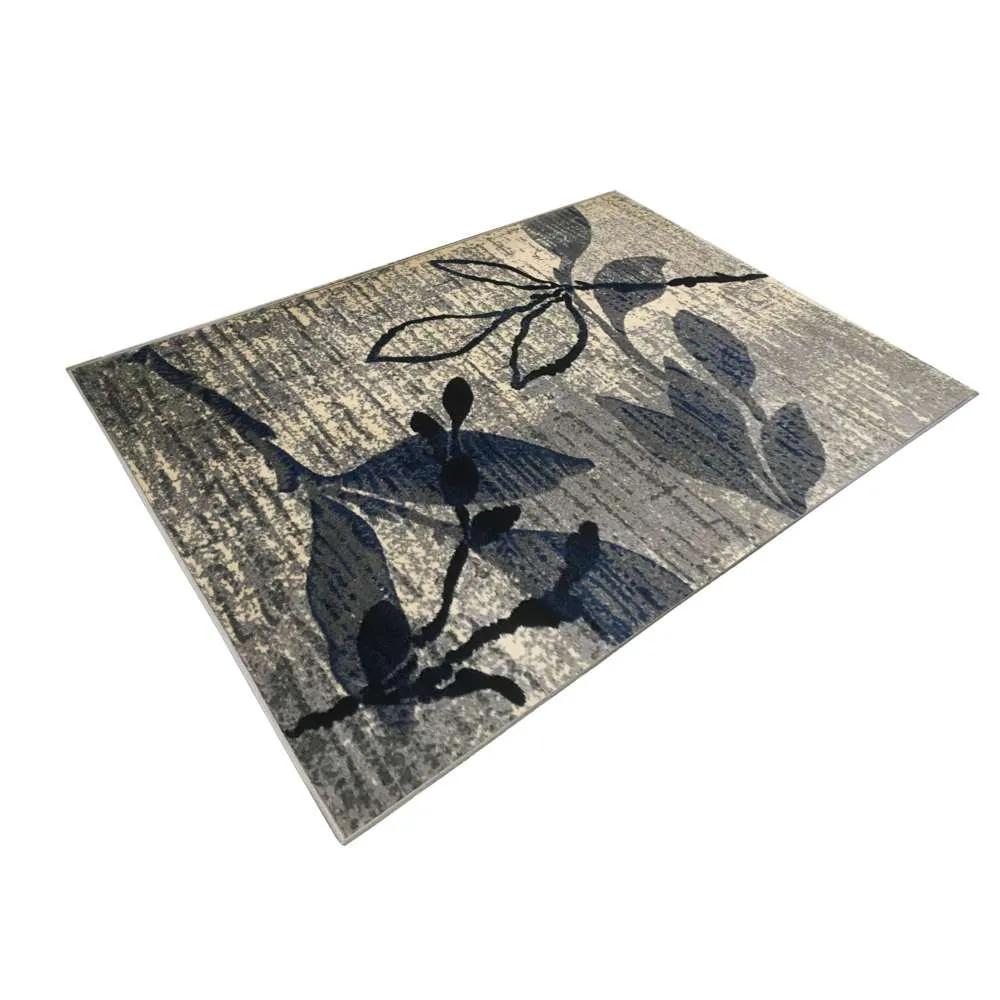 Alina Ink Painting Rug 160 x 220cm Grey