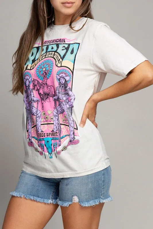 American Rodeo Graphic Top