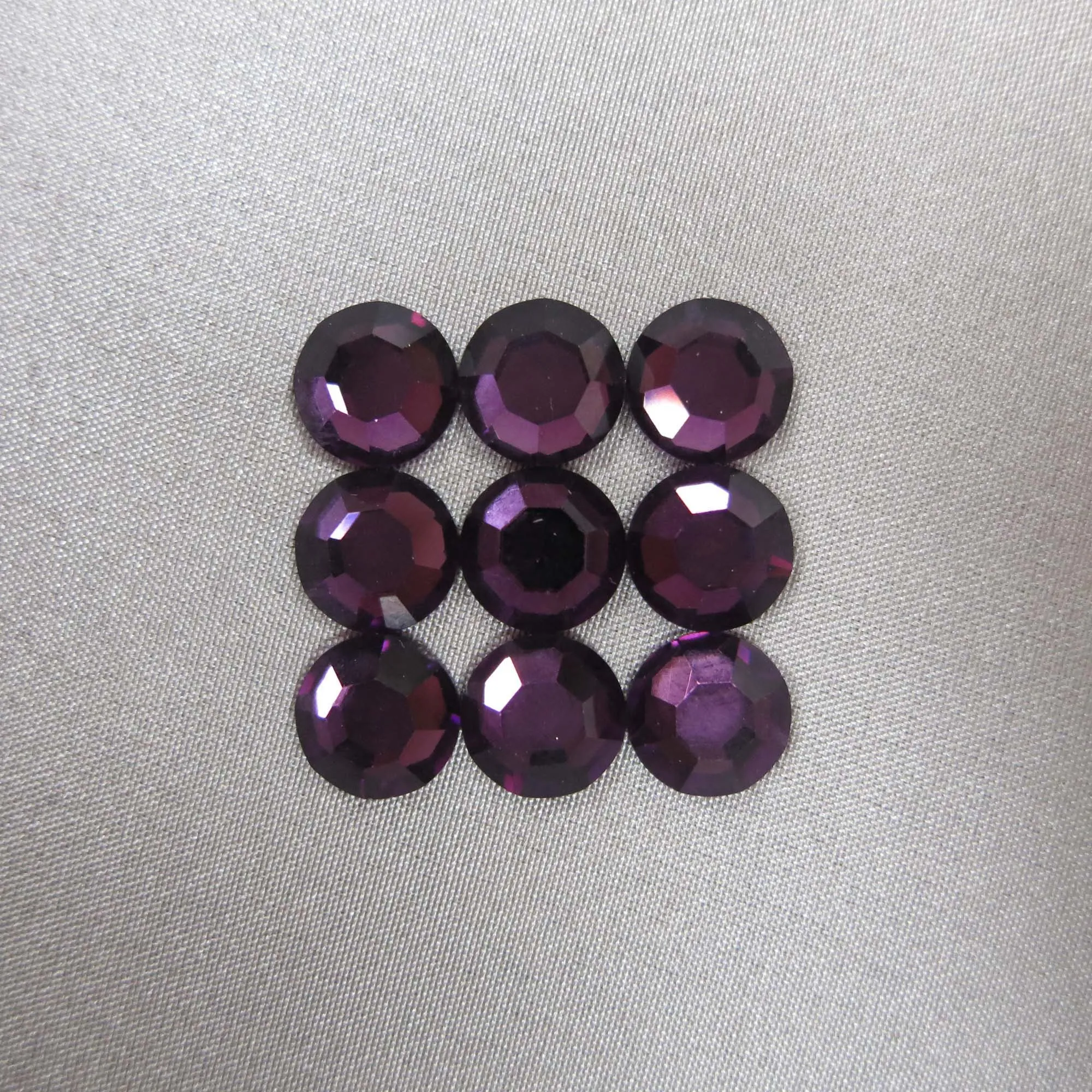 Amethyst Swarovski Elements Stones 7MM