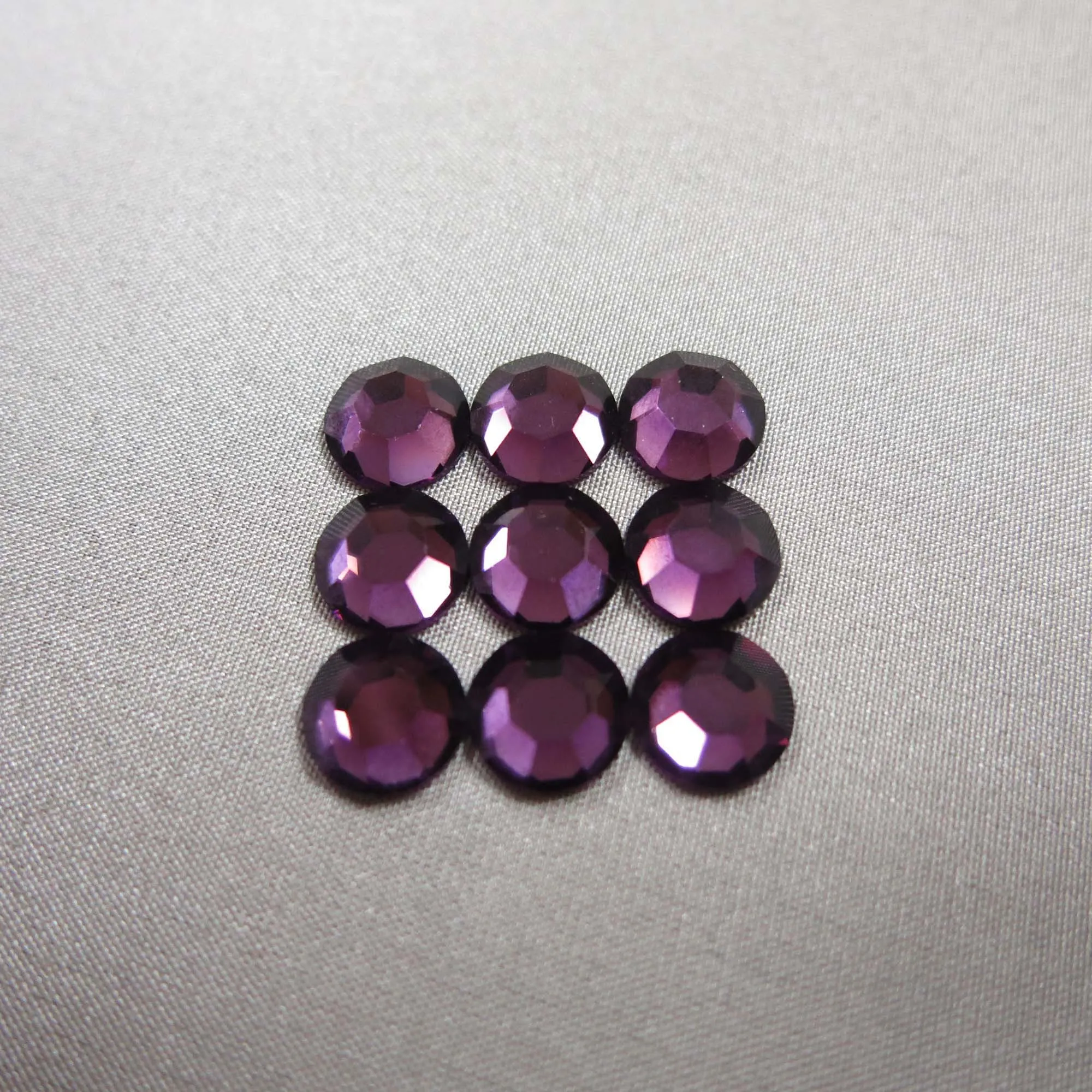 Amethyst Swarovski Elements Stones 7MM