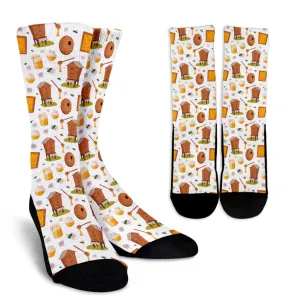 APERY HONEY BEE CREW SOCKS - FREE SHIPPING WORLDWIDE