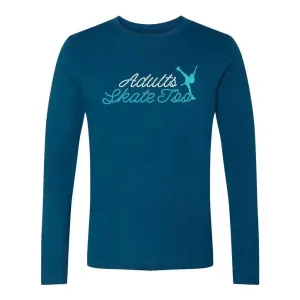 AST Cursive Unisex Cotton Long Sleeve Crew