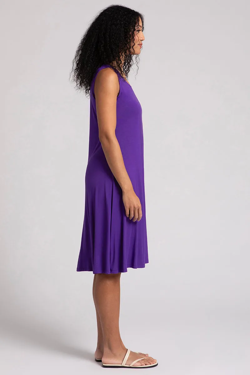 Bamboo Tank Dress Short | Violet