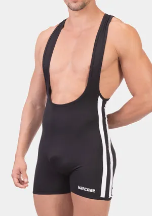 Barcode Berlin Backless Singlet Dastin Black White