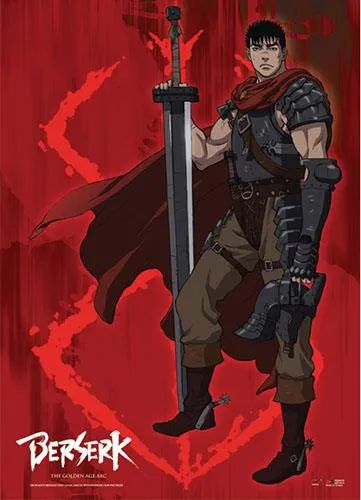 Berserk: Guts & Brand of Sacrifice Fabric Poster