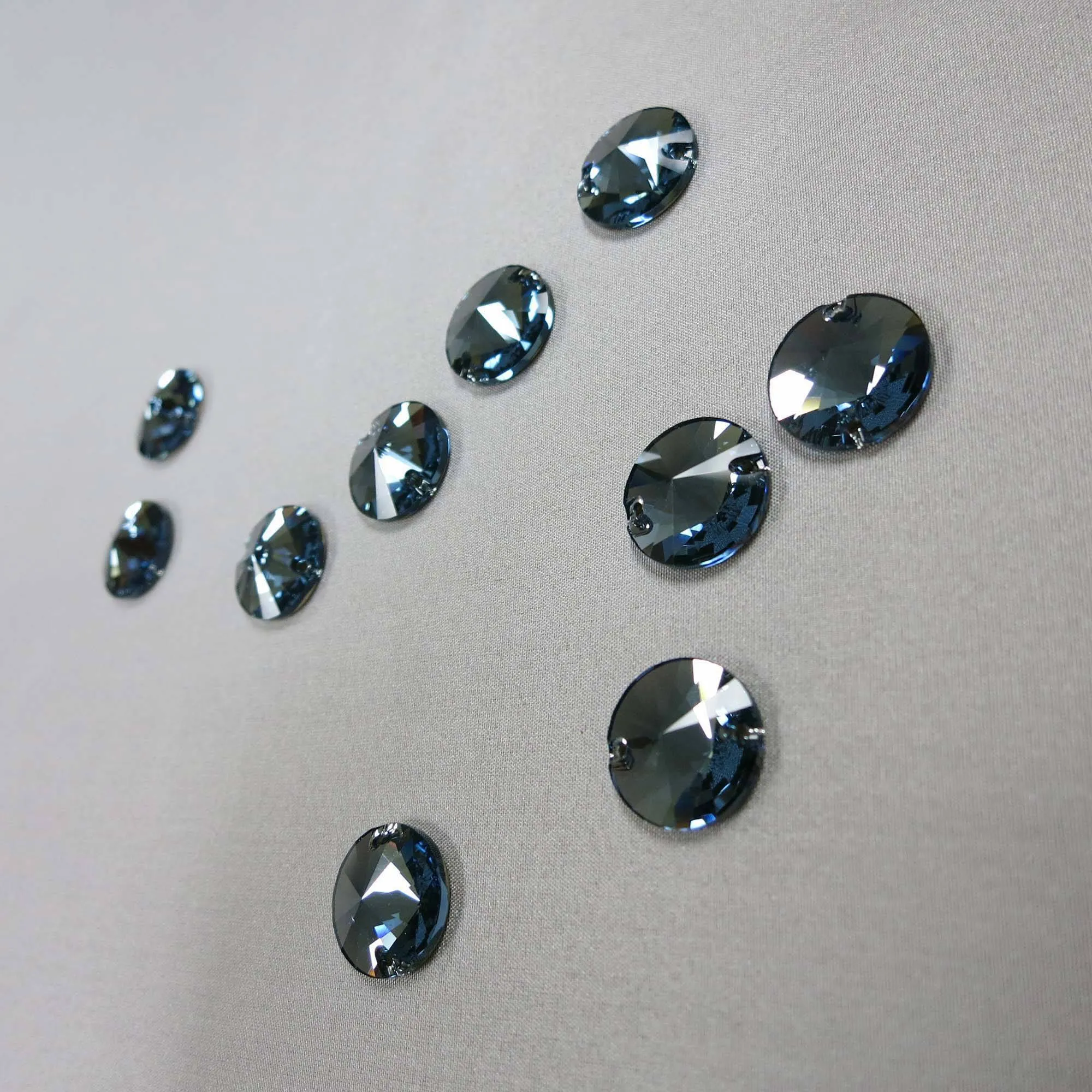 Blue Montana Swarovski Elements Stones 12MM