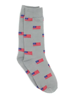 Boys Lucky Duck Socks, American Flag