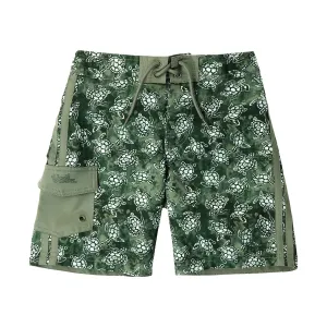 Boy's Racer Stripe Board Shorts