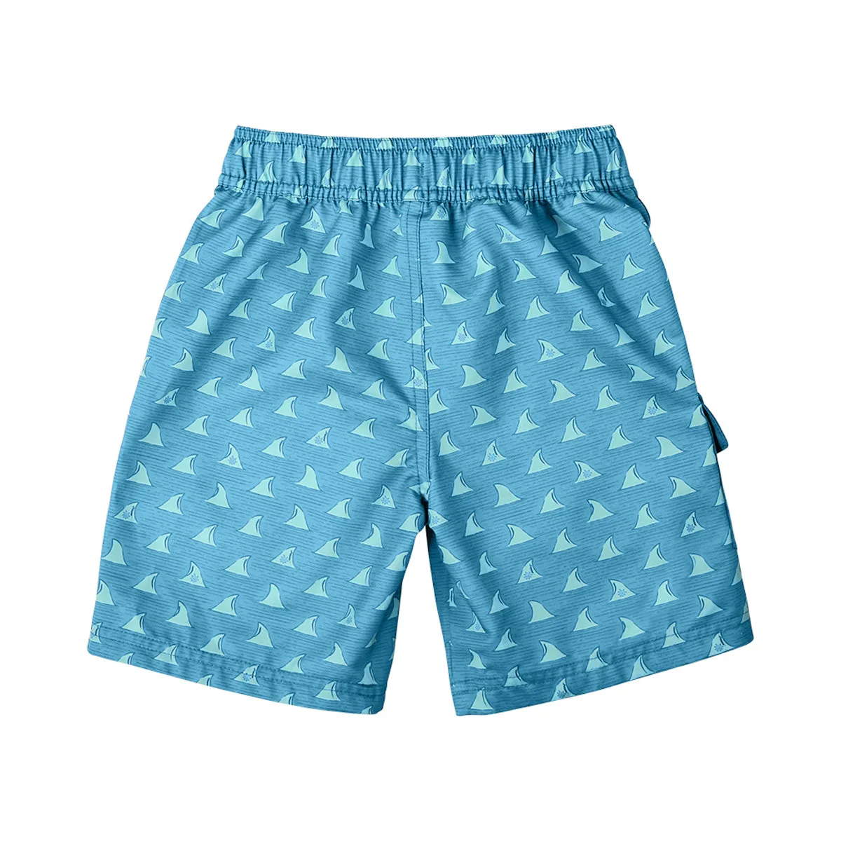 Boy's Racer Stripe Board Shorts