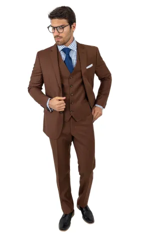 BRION COPPER TAILORED FIT 3 PC SUIT