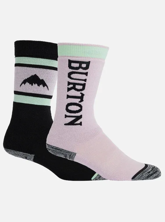 Burton Kid's Weekend Midweight Socks (2 Pack) 2024