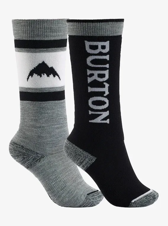 Burton Kid's Weekend Midweight Socks (2 Pack) 2024