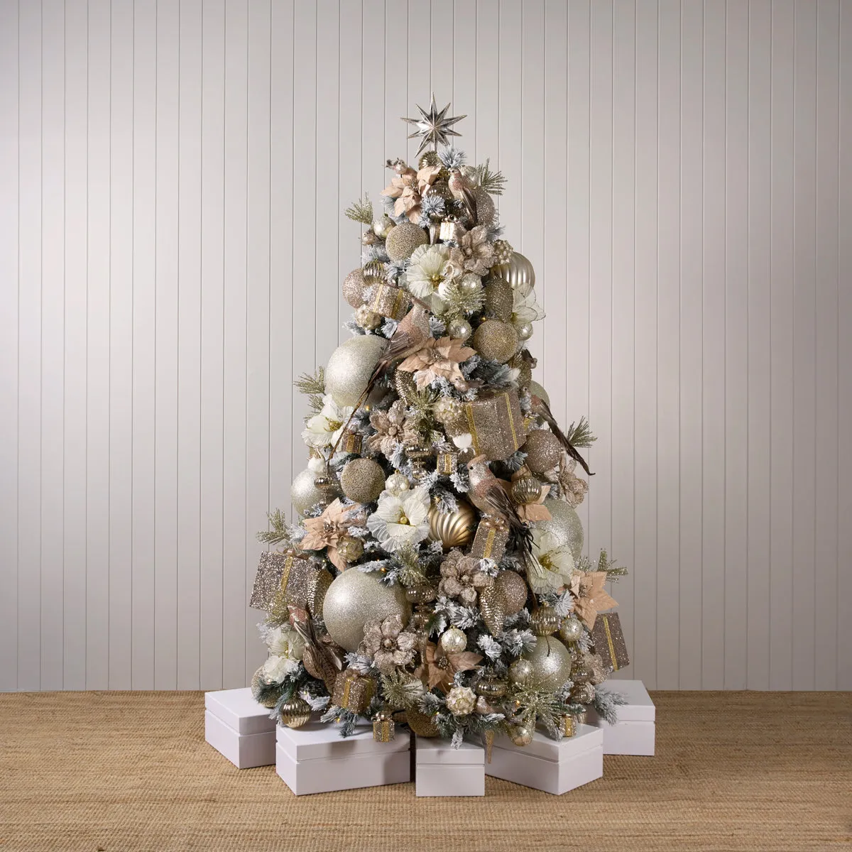 Champagne Splendour Ornament Package 5.5Ft / 6Ft