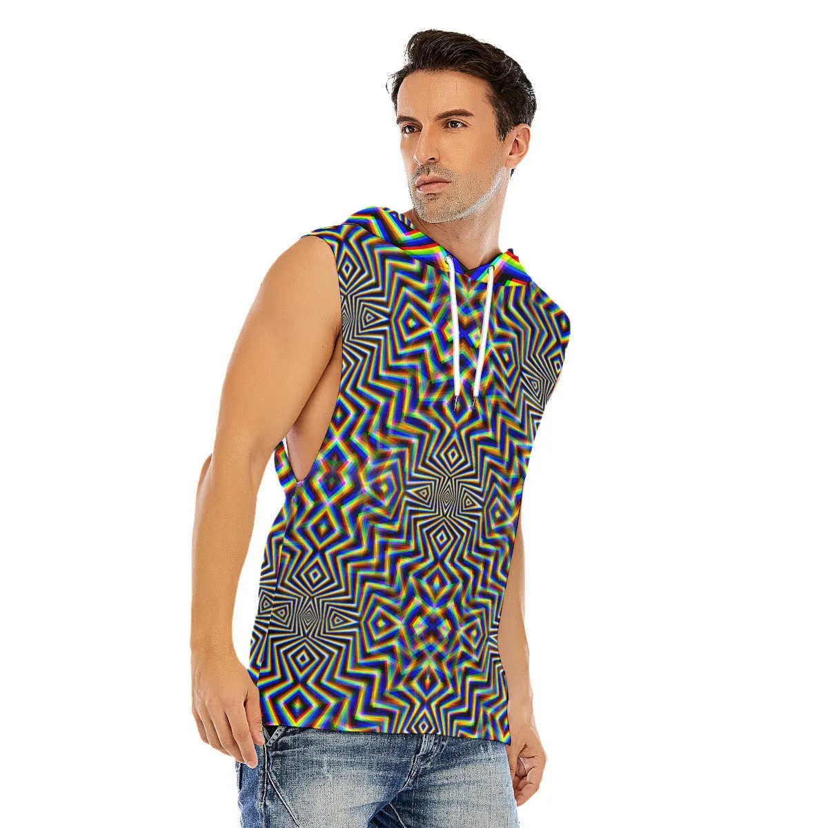 Chromadelic Hooded Tank Top