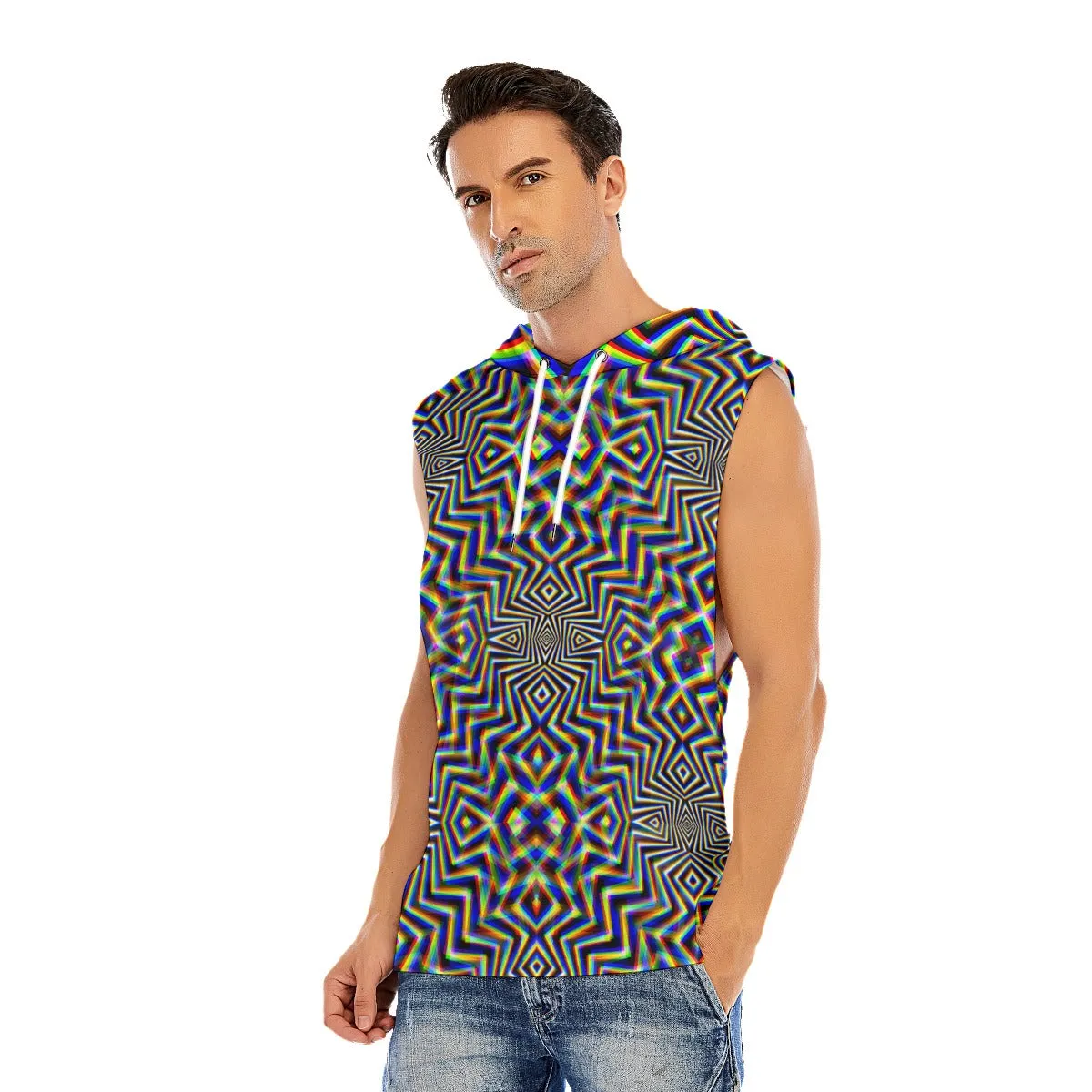 Chromadelic Hooded Tank Top