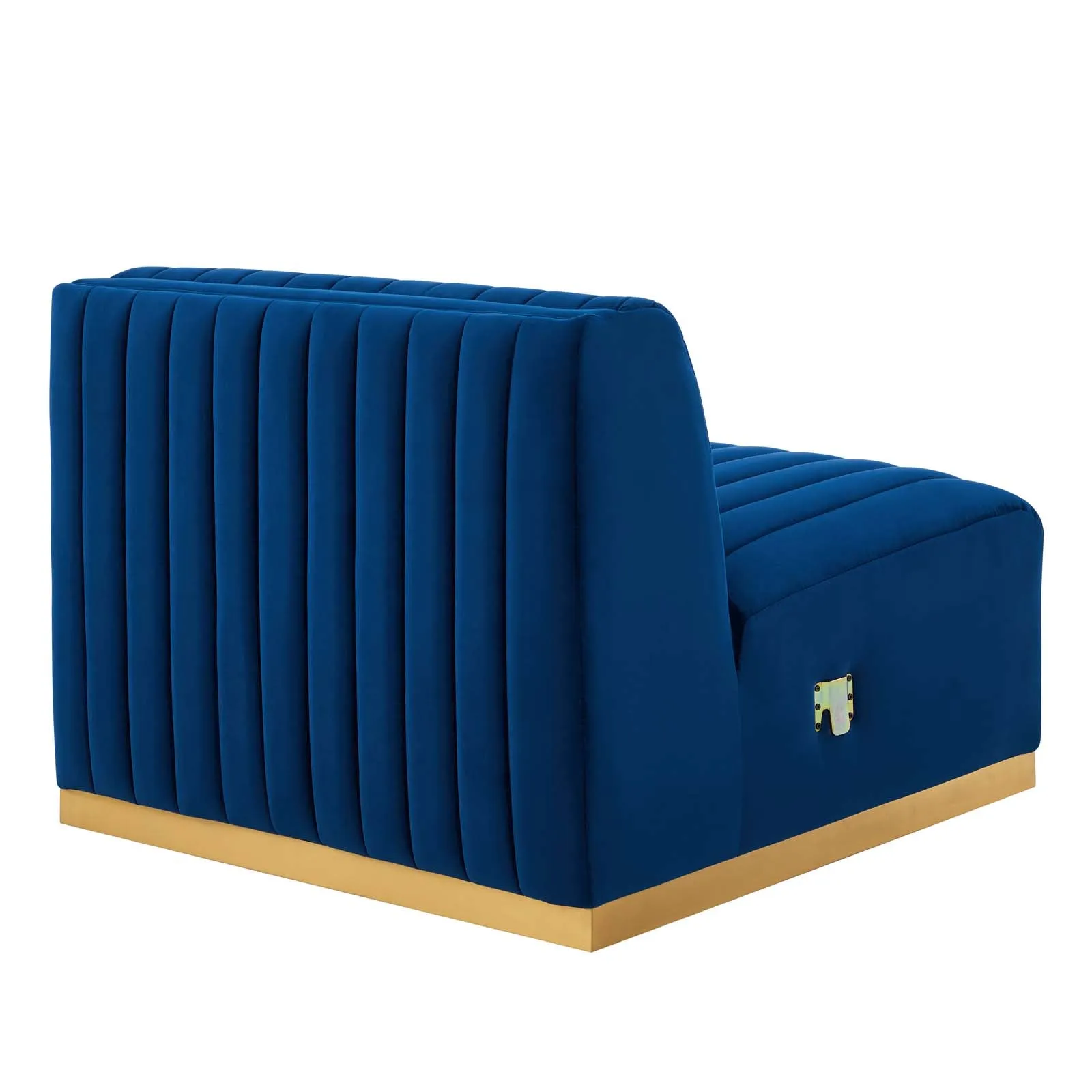 Conjure Channel Tufted Performance Velvet Armless Chair by Modway