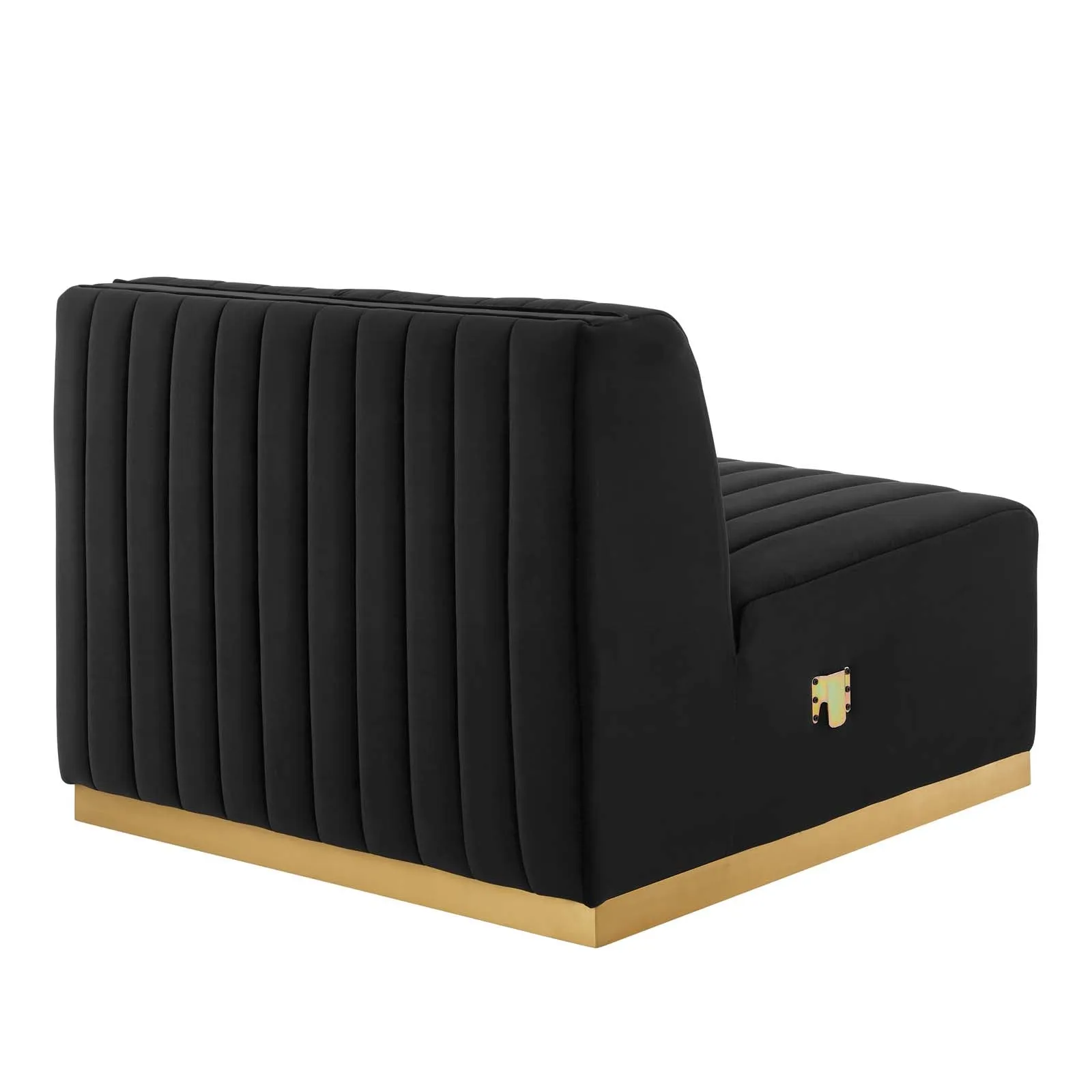 Conjure Channel Tufted Performance Velvet Armless Chair by Modway