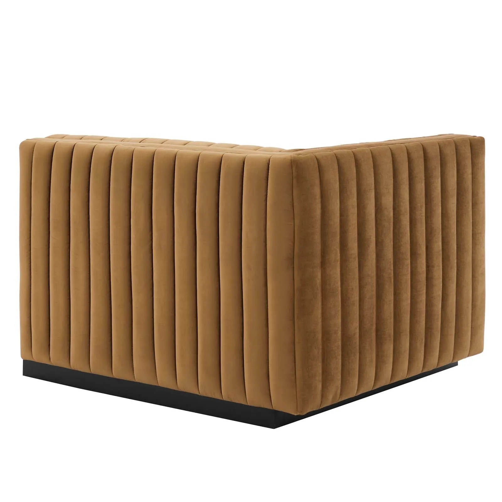 Conjure Channel Tufted Performance Velvet Left-Arm Chair by Modway