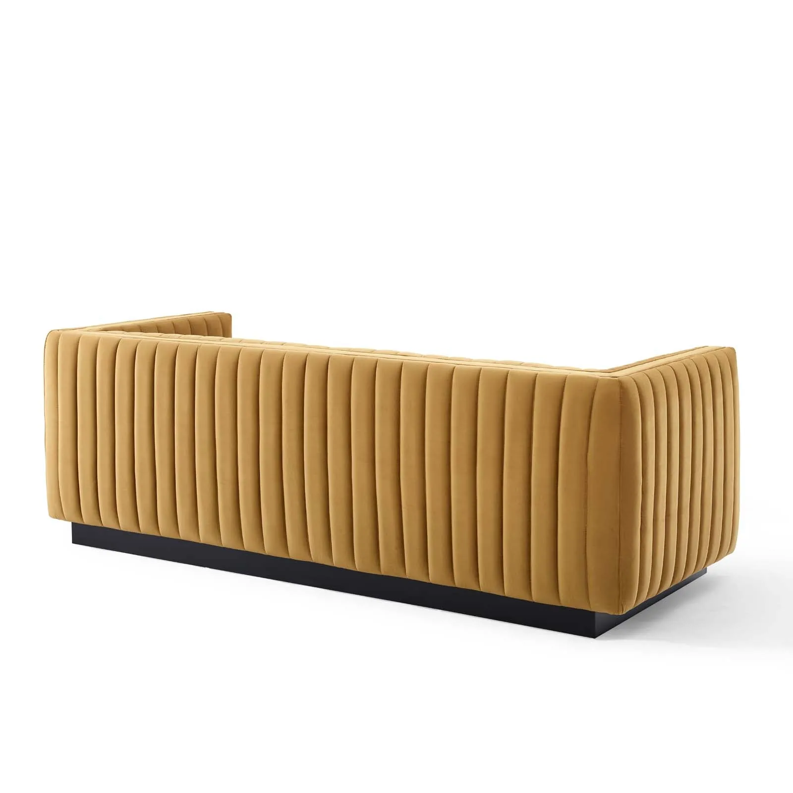 Conjure Channel Tufted Velvet Sofa by Modway