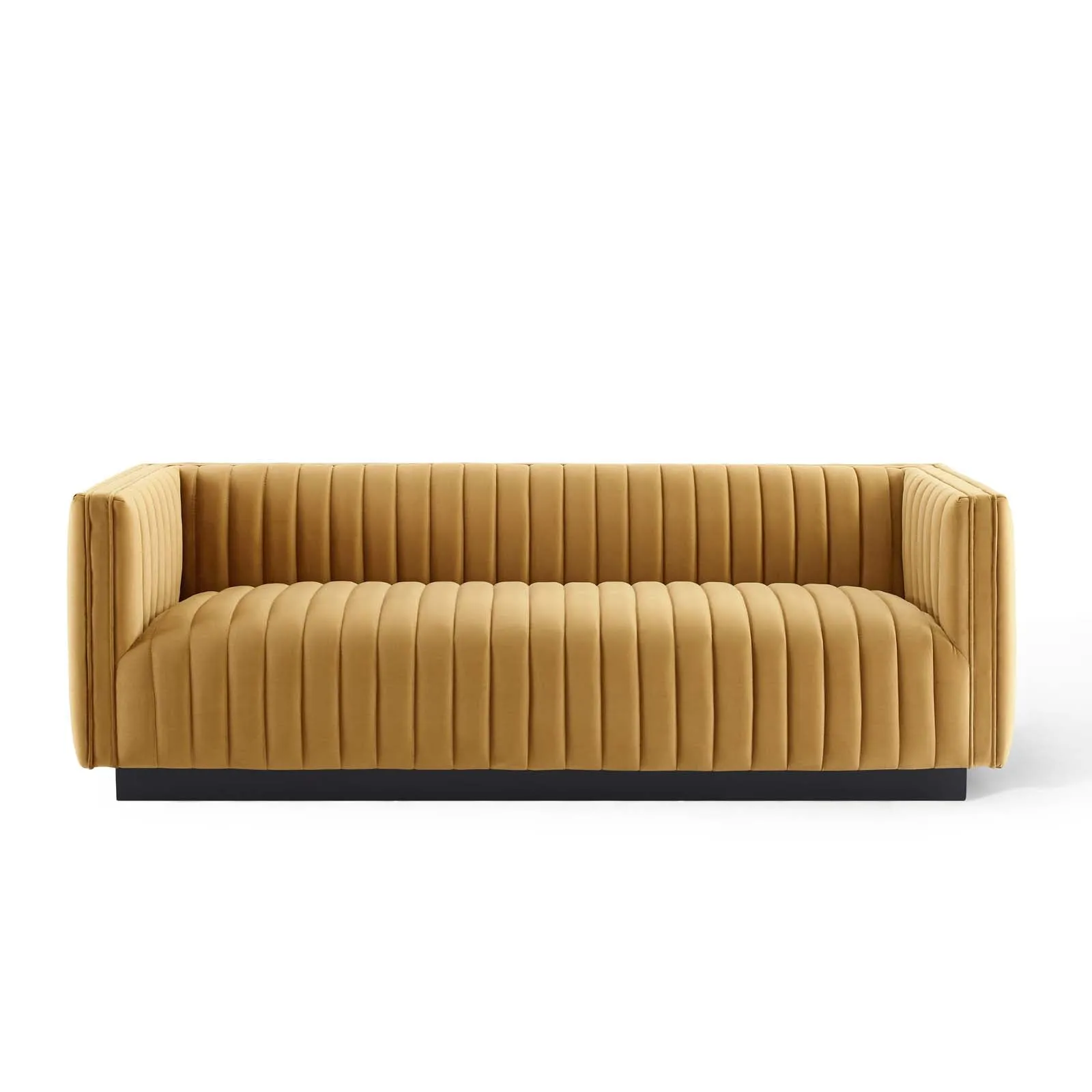 Conjure Channel Tufted Velvet Sofa by Modway