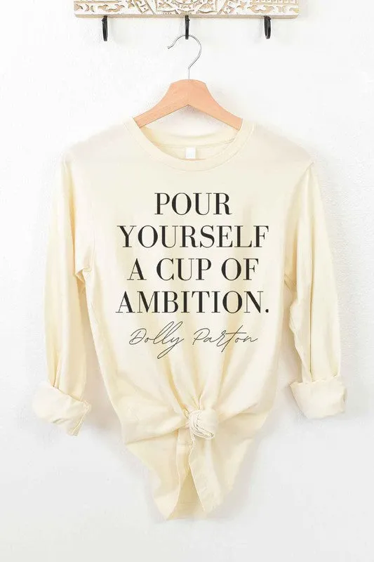 CUP OF AMBITION DOLLY LONG SLEEVE TEE