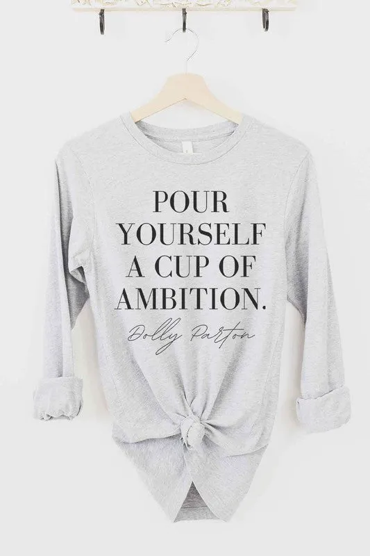 CUP OF AMBITION DOLLY LONG SLEEVE TEE