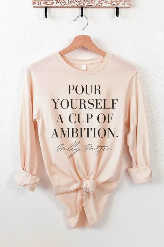 CUP OF AMBITION DOLLY LONG SLEEVE TEE