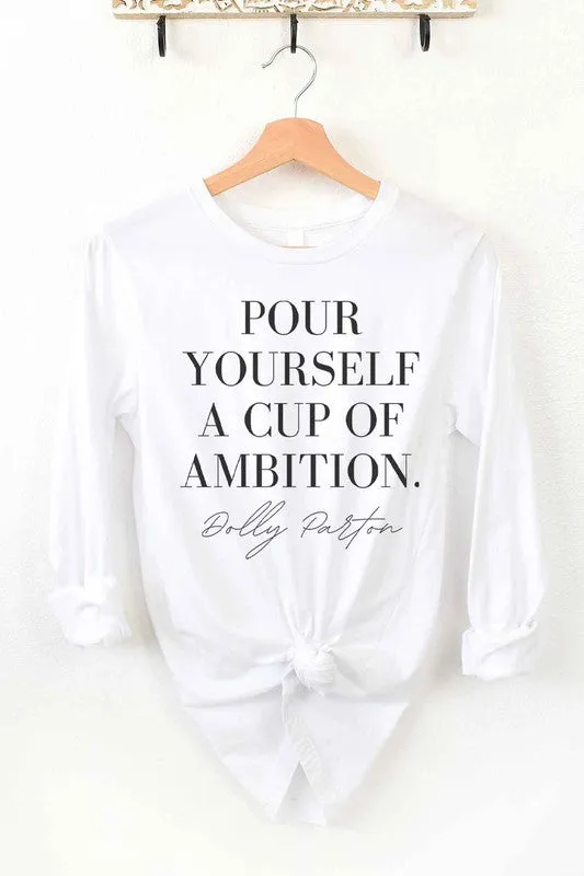 CUP OF AMBITION DOLLY LONG SLEEVE TEE