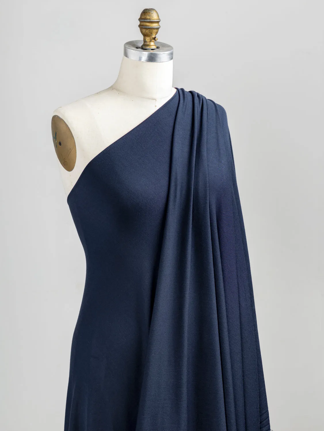 Drapey Tencel Modal Stretch Jersey Knit - Navy