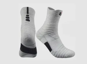 FitVille Men's PowerStride Quarter Socks  5-Pair Bundle