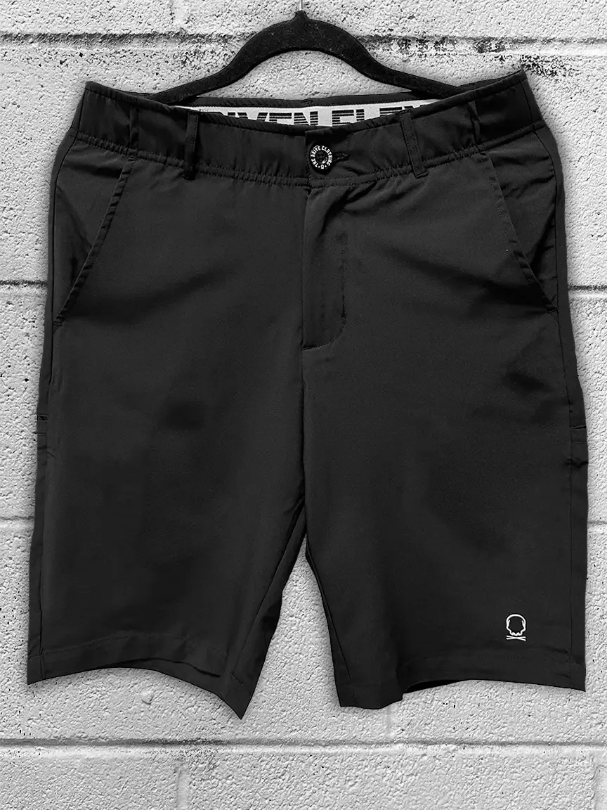 HYBRID FLEX BLACK SHORTS